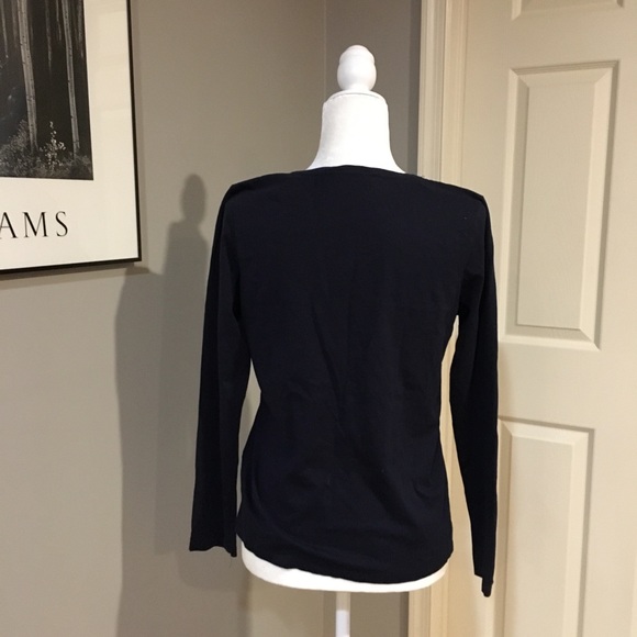 POLO Ralph Lauren Knit Longsleeve T Shirt Large - Picture 2 of 8